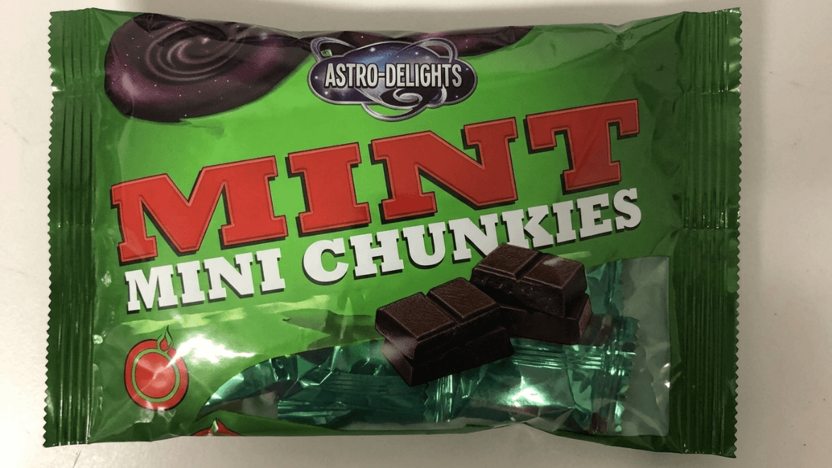 Millton Mint Flavoured Dark  Chocolate Mini Chunkies 140g  Pouch